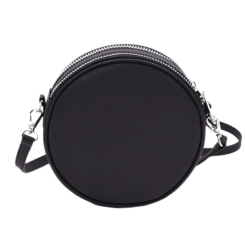 Bolsa de couro feminina, bolsa de ombro lateral feita de couro, para mulheres