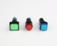 Interrupteur à bouton-poussoir Yongxing en stock, série AD, 3A 250V, 12mm, type à verrouillage