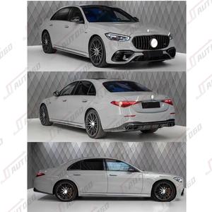 Nouveau kit de carrosserie pour Mercedes Benz <span class=keywords><strong>Classe</strong></span> <span class=keywords><strong>S</strong></span> W223 2021 2022 <span class=keywords><strong>2023</strong></span> 2024 2025 à l'assemblage de tuyau de lèvre de pare-chocs de style Racing S63 - Product Image 3