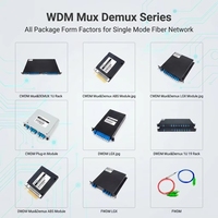 Módulo LGX de 8 Canales para Centro de Datos, Casete LGX de Fibra Dual 1470-1610nm LC/SC-APC/UPC FWDM Mux&Demux