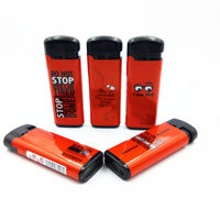 Briquet Plasma Électronique Coupe-Vent à Allumage Laser, Plaqué Couleur, Type Torche