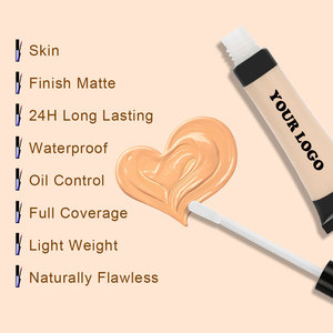 Maquillage naturel couverture complète correcteur <span class=keywords><strong>orange</strong></span> liquide logo personnalisé produits de maquillage haute définition correcteur de sourcils - Product Image 5