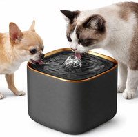 Fontaine à eau pour chat en acier inoxydable, grande capacité, ultra silencieuse, distributeur d'eau automatique pour animaux de compagnie