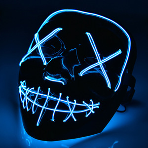Máscara <span class=keywords><strong>de</strong></span> Halloween Weliftrich-china Máscaras <span class=keywords><strong>de</strong></span> purga LED Máscara <span class=keywords><strong>de</strong></span> elección Disfraz DJ Party Light up Glow Color Máscaras <span class=keywords><strong>de</strong></span> miedo en <span class=keywords><strong>la</strong></span> oscuridad - Product Image 3