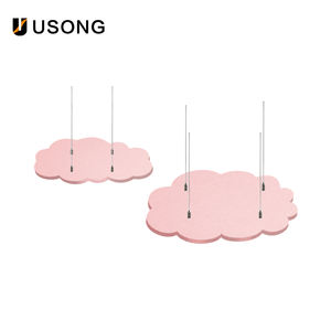 Installation facile de l'<span class=keywords><strong>isolation</strong></span> acoustique Suspension <span class=keywords><strong>Plafond</strong></span> Baffle Réduction du bruit Polyester <span class=keywords><strong>Isolation</strong></span> phonique - Product Image 3