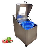 RVS Saladeslinger Fruit- en Groentespinner Centrifugale Droger Ontwateringsmachine