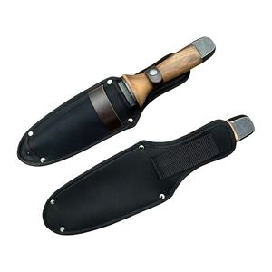 热卖耐用胡桃木抹刀Hori Hori花园刀，带尼龙套园艺工具，用于种植和挖掘 - Product Image 5