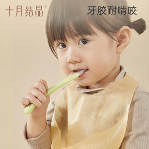 Cuchara de silicona suave para bebés October Crystal, 70 grados, 28 mm, cuchara auxiliar para alimentación de bebés - Product Image 3