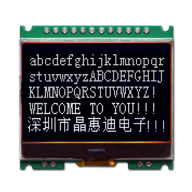 1.8 Inch 128x64 Monochrome Oled With PCB Controller Board Display Module JHD12864-G0088PBSWF-P1-BL