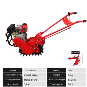 微型犁机农业机械173柴油机挖沟机旋转耕耘机深土栽培 - Product Image 2