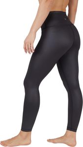 Leggings Estivi da Donna a Vita Alta in Ecopelle Lucida Vintage 90 Degree by Reflex - Product Image 4