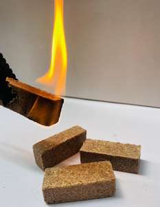 Allume-feu personnalisable en sciure de <span class=keywords><strong>bois</strong></span> pour cheminées poêles grilles fours à pizza-Accessoires au charbon de <span class=keywords><strong>bois</strong></span> fabriqués à la machine - Product Image 5