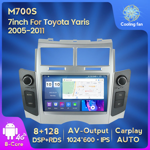 Mekede 7 ''4G LTE Android 11 DSP IPS 2.5D Xe Video Cho Toyota Yaris 2005-2011 8 + 128G Tự Động Đài Phát Thanh Car-Play + Tự Động Hệ Thống Đa Phương Tiện - Product Image 2
