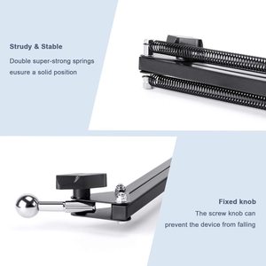 Rifornimento di fabbrica portatile 360 rotazione <span class=keywords><strong>in</strong></span> metallo lungo braccio <span class=keywords><strong>Tablet</strong></span> supporto regolabile per dispositivo Mobile con supporto da scrivania letto staffa Clip - Product Image 3