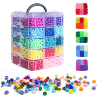 Nouveau produit transfrontalier très demandé : Perles à cinq couches pour la création de bracelets DIY, kit de perles faites à la main, accessoires de bijoux à grand trou