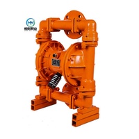 Pompe pneumatique à double diaphragme étanche à l'acide pneumatique pour le transfert chimique de chimie pour le traitement des eaux usées