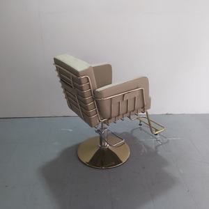 Luxury and Comfortable Stainless Steel Base Barber Chair with Customizable Color LOGO Salon Chair for Barber Shop - Product Image 3
