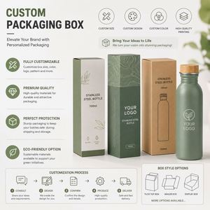 Custom Printed 700ml Single Wall Stainless Steel Outdoor Travel Sports Water <b>Bottle</b> with Bamboo Lid Promotional Gift <b>Bottle</b> - Product Image 6