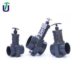 จีนขนาดใหญ่1.5 2 3 4 6นิ้ว50มม.75มม.100มม.110มม.150มม.Dn65 Dn80 Dn100 Dn150พลาสติก Upvc <span class=keywords><strong>Pvc</strong></span> มีดน้ำวาล์ว - Product Image 3