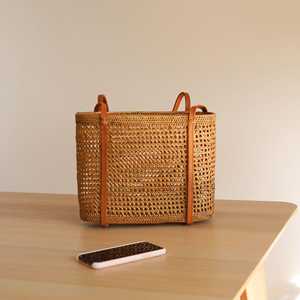 Vietnam Handmade Rattan Woven Tote Bag Natural <b>Straw</b> Shoulder Bag Beach Handbag Manufacturer Supplier - Product Image 4