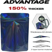 Sachet Doypack Bleu Mat Personnalisé Anti-humidité Qualité Alimentaire en Aluminium Composite pour Bonbons et Emballages Plastiques