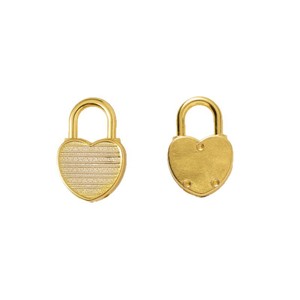 Candado en forma de corazón con llave, candado pequeño de aleación de zinc dorado y plateado para bolsos, cajones, armarios de dormitorio - Product Image 5