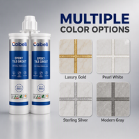 Mortier époxy pour carrelage - Mortier époxy anti-moisissure, mortier de couleur résistant aux taches pour douche et sol