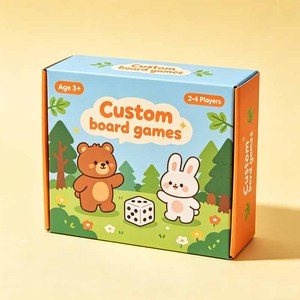 Juego de mesa de rol personalizado OEM en cartón de color con impresión CMYK para niños y adultos - caja de regalo educativa - Product Image 1
