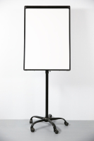 Tableau blanc mobile avec 5 roulettes verrouillables, support roulant réglable en hauteur par ressort pour bureau, formation et salle de classe