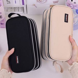 Estuche de Lápices Grande con Cierre, Perfecto para la Escuela, Oficina y Viajes, Moderno, con Múltiples Compartimentos para Estudiantes - Product Image 2