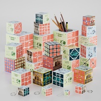OEM ODM Zcube Cube en plastique 3x3, impression de logo personnalisé, jouet éducatif de géométrie, puzzle pour enfants, accessoires de tours de magie