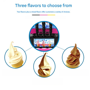 Machine à glaces automatique 3 saveurs, machine à glaces molles, machines à glaces commerciales <span class=keywords><strong>pour</strong></span> les entreprises, camion de glaces - Product Image 5