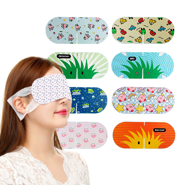 Steam Eye Mask for Sleep Self Heating Warm Eye Compress for Dry Eyes Puffiness Dark Circles Moisturizing Relaxation Super Soft