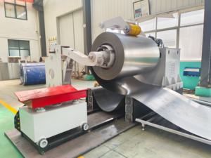 التحميل التلقائي والتفريغ آلة قطع لفائف الشركة المصنعة خط إنتاج الصفائح المعدنية - Product Image 5