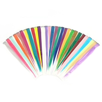 Perruque postiche droite à clipser pour femme, avec mèches, design tressé monobloc, clip unique à accrocher à l'oreille, en fibre haute température, densité 200%