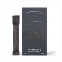 Créatine monohydrate en poudre de marque privée, poudre de créatine pure, sachets de 5 g pour le gain musculaire chez l'adulte