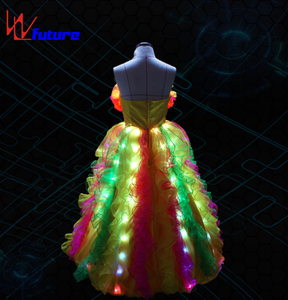 Luci a LED abito da ballo luminoso senza spalline abiti e abiti da festa per la Performance indossare <span class=keywords><strong>tutù</strong></span> da sposa per la vendita - Product Image 6