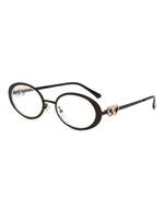 Twooo T1531 New Oval Small Frame Personality Trendy Heart Lunettes de soleil