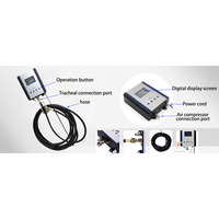 U-NAI-203A Wandmontierter LCD Digitaler Automatischer Reifenfüller für Auto Bus Motorrad Wartung 220V Metall