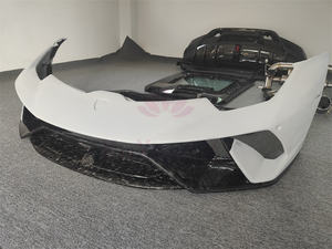 Pare-chocs avant et arrière en Fiber de carbone à grain forgé de style P pour <span class=keywords><strong>Lamborghini</strong></span> LP610 Kit de carrosserie - Product Image 3