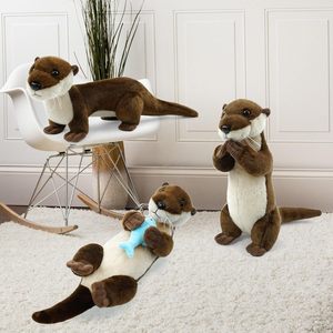 Jouet en peluche mignon de loutre de mer avec cadeau d'anniversaire de posture ascendante pour enfants garçons et filles - Product Image 1