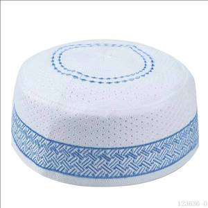 Gorro étnico islámico bordado en algodón, adecuado para el uso diario de adultos o para las ceremonias de oración del Ramadán. - Product Image 6