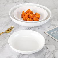 Vente en gros de Chine de luxe moderne restaurant mélamine nordique blanc vaisselle ensemble mélamine assiettes pour mariage
