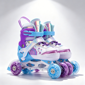 <span class=keywords><strong>Patines</strong></span> de <span class=keywords><strong>Ruedas</strong></span> Dobles para Niños, <span class=keywords><strong>Patines</strong></span> de Cuatro <span class=keywords><strong>Ruedas</strong></span> Ajustables, <span class=keywords><strong>Patines</strong></span> de Carcasa Dura para Principiantes - Product Image 1