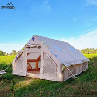 Tente de camping gonflable de luxe quatre saisons FR 2025 en Oxford, imperméable, installation rapide, résistante aux UV, durable, portable pour la randonnée