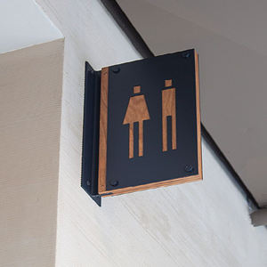 ป้ายห้อง<span class=keywords><strong>น้ำ</strong></span>แบบกำหนดเอง ทันสมัย เป็นมิตรกับสิ่งแวดล้อม กันน้ำ สำหรับห้างสรรพสินค้า สำนักงาน ห้อง<span class=keywords><strong>น้ำ</strong></span> ป้าย<span class=keywords><strong>ชื่อ</strong></span>ประตูห้องน้ำ WC ทำจากไม้ - Product Image 1