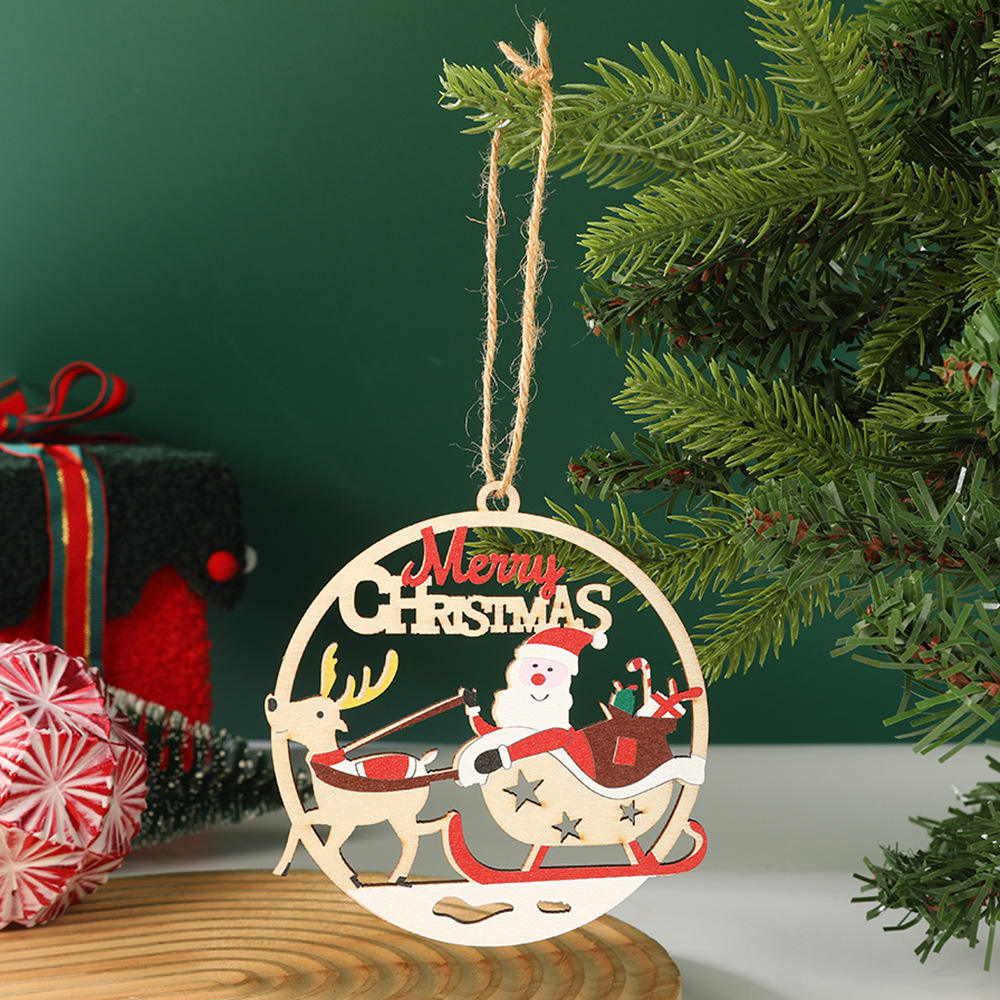 Christmas round pendant 3(20*10CM)