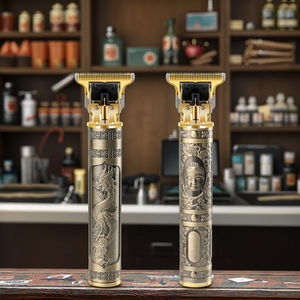 Cortadora de pelo eléctrica inalámbrica profesional para hombres, recortadora recargable, hoja de acero inoxidable, corte de pelo para Barba, <span class=keywords><strong>maquinilla</strong></span> de afeitar portátil - Product Image 1