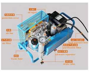 <span class=keywords><strong>Compresseur</strong></span> d'air 300bar <span class=keywords><strong>Compresseur</strong></span> de plongée haute pression <span class=keywords><strong>100L</strong></span> utilisé pour la bouteille de gaz Plongée <span class=keywords><strong>Compresseur</strong></span> d'air haute - Product Image 3