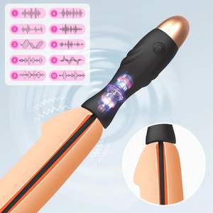 Vibromasseur urétral Silicone Pénis <span class=keywords><strong>Plug</strong></span> avec 10 Modes de Vibration, Long Dilatateur Urétral Vessie Vibrateur Masseur Sex Toys pour Homme - Product Image 6